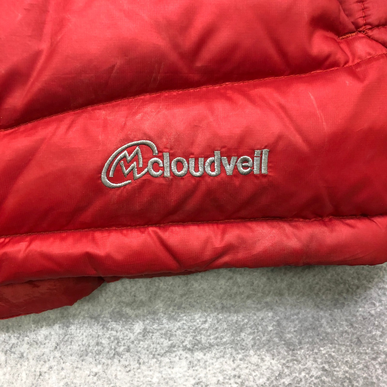 Cloudveil Down Puffer Jacket Women's Medium Red F… - image 2