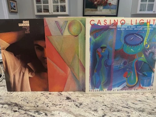 DAVID SANBORN 3X UNPLAYED NM++ VINYL LP LOT STRAIGHT TO THE HEART, VOYEUR CASINO