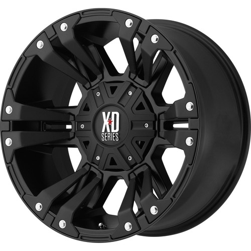 XD XD822 Monster II 18x9 8x6.5 Matte Black Wheel 18" 18mm Rim - Bild 1 von 6