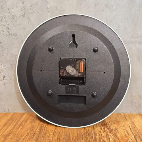 KARLSSON Retro Modern Round White Raised Numbers Quartz Battery Wall Clock 25cm - Picture 11 of 14