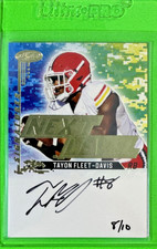 TAYON FLEET-DAVIS 2022 HIGH SERIES NEXT LEVEL RC SIGNATURE GOLD #NLS-TFD  8/10
