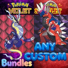 ANY POKEMON BUNDLES 🔥SHINY OR NON SHINY ✨ CUSTOM FOR POKEMON SCARLET AND VIOLET