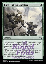 Hard-Hitting Question 4x FOIL MTG Murders at Karlov Manor MKM Uncommon MINT grn