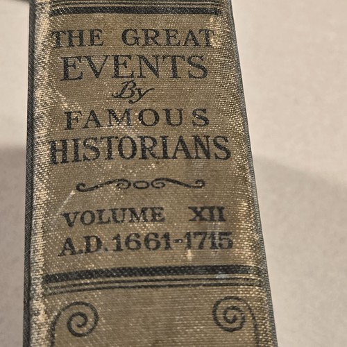 Set of 4 THE GREAT EVENTS BY FAMOUS HISTORIANS 1905 VOL 2, 3, 12, 18 BC-AD - Picture 4 of 13