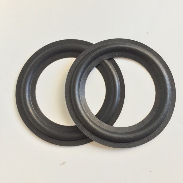 2 Replacement 4.5" Speaker Foam Surrounds For Mirage M-790 Mid-range Edge Repair 2 Replacement 4.5" Speaker Foam Surrounds For Mirage M-790 Mid-range Edge Repair