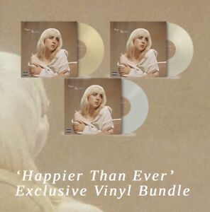 BILLIE EILISH Happier Than Ever UK excl 3 Vinyl Bundle ...