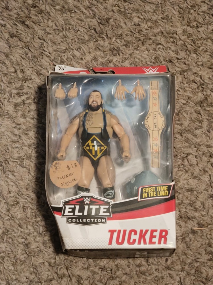 Mattel WWE ELITE Collection Series 76 Tucker Action Figure New Toy Sale Belt 1st