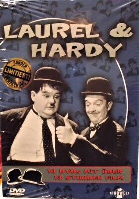 Laurel & Hardy, Kinowelt Blaue BOX 1, 10 DVDs,13 Std. LIMITIERT, NEU,OVP,SAMMLER