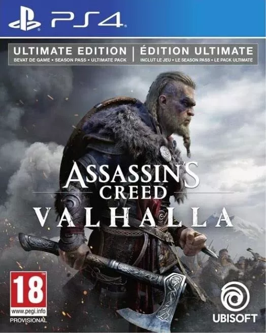 Playstation 4 Assassins Creed Valhalla (Ultimate Edition) (UK IMPORT) Game  NEW