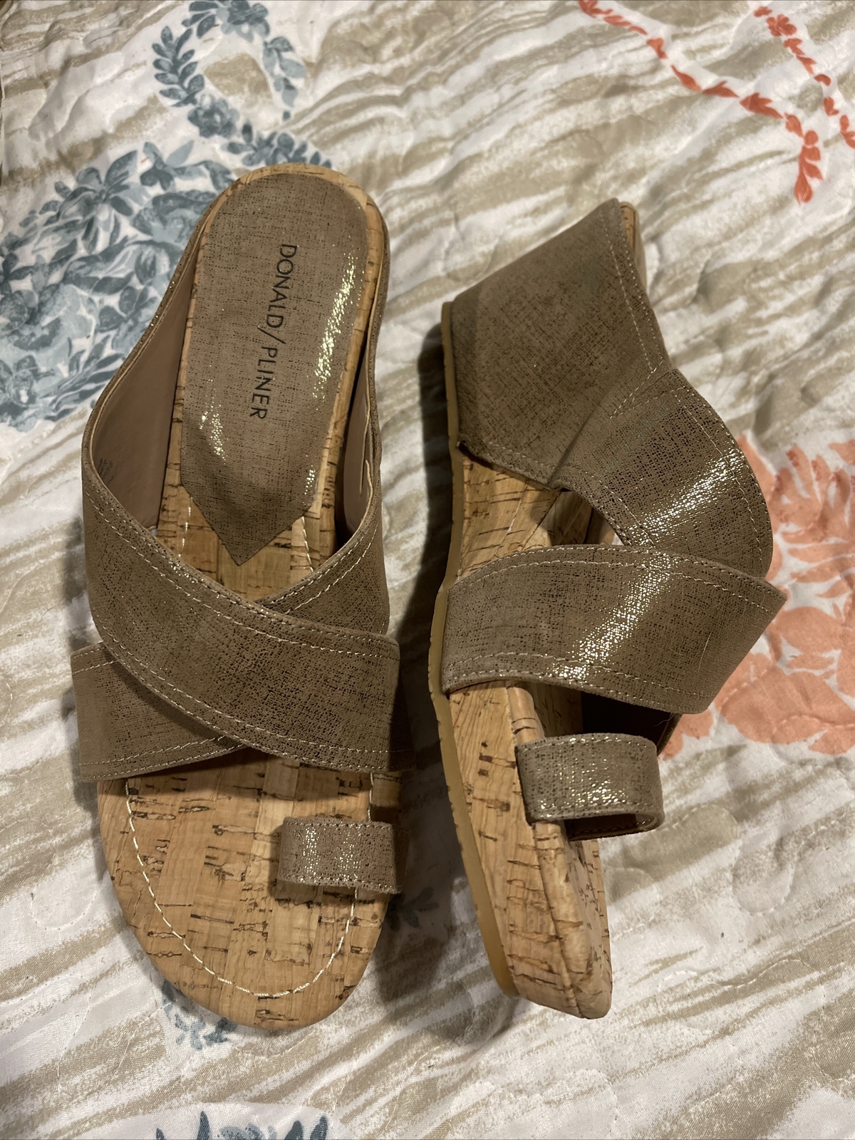 donald pliner cork sandals