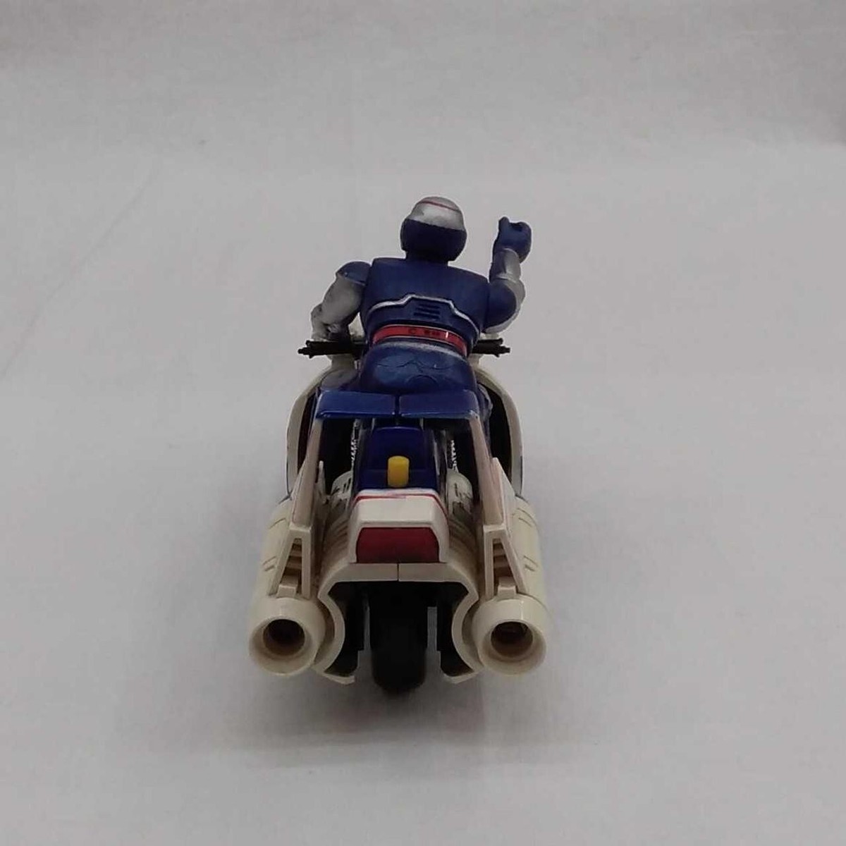 み*こ様 バンダイ SHAIDER BLU HAWK フィギュア付き 80s Bandai PC-45 Space Sheriff Shaider Blue Hawk Chogokin