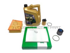 Ford Fiesta Mk8 1.5 TDCi Oil Air Diesel Fuel Cabin Filter 5L 0w30 Engine Oil