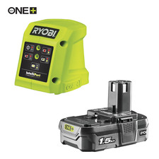 RYOBI KIT Batteria originale RYOBI ONE+ 18V 1,5Ah Ryobi RB18L15B + caricatore