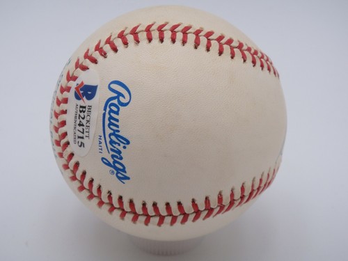 KIRBY PUCKETT SIGNED 1987 WORLD SERIES BASEBALL BECKETT BAS CERTIFIED AUTOGRAPH - Picture 6 of 8