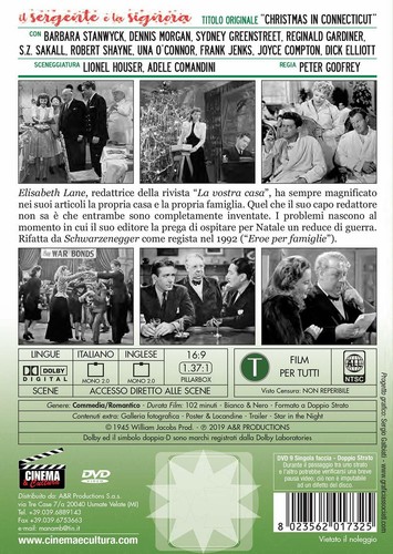 CHRISTMAS IN CONNECTICUT *1945 / Barbara Stanwyck* NEW Region 2 DVD - Picture 2 of 2