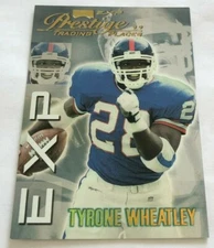 1999 Playoff Prestige EXP Reflexions Tyrone Wheatley #60 New York Giants /1000