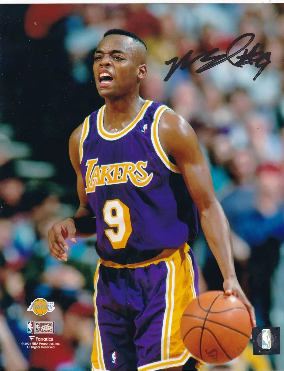 Nick Van Exel Los Angeles Lakers 8X10 Photo Reprint