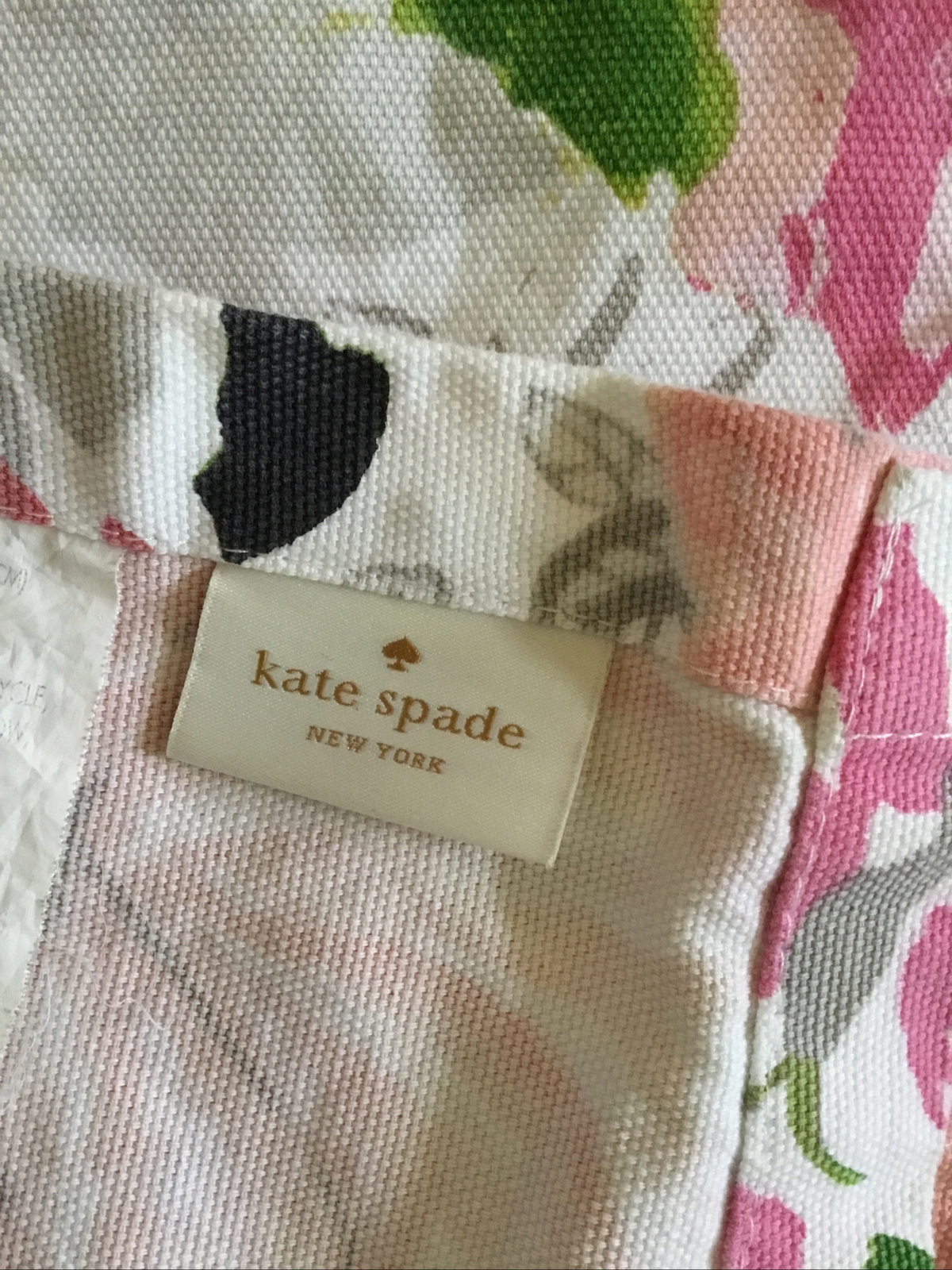 Kate Spade New York Dahlias Shower Curtain, 72", White/Pink/Yellow eBay