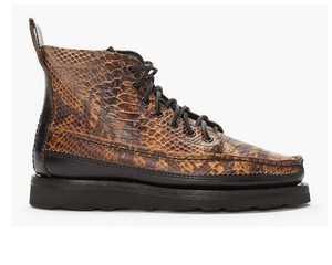 snakeskin booties size 12