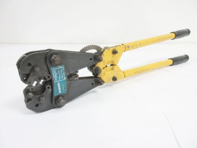 AMP 601129-2 ROTA-CRIMP HAND CRIMPING TOOL CERTI-CRIMP # 8 -1/0 AWG ...