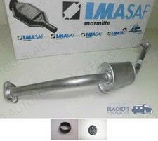IMASAF Auspuff Vorschalldämpfer + Anbauteile für Suzuki SJ 413 + Samurai SJ 1.3