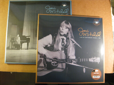 JONI MITCHELL - Live At Carnegie Hall & Canterbury House  (2 LP LOT) White Vinyl