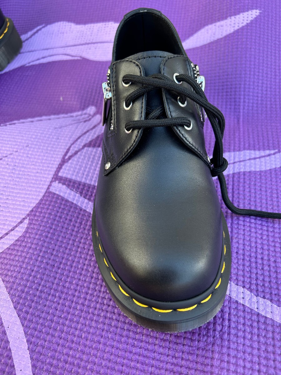 Dr. Martens Women's 1461 Double Zip Leather Oxford Shoes