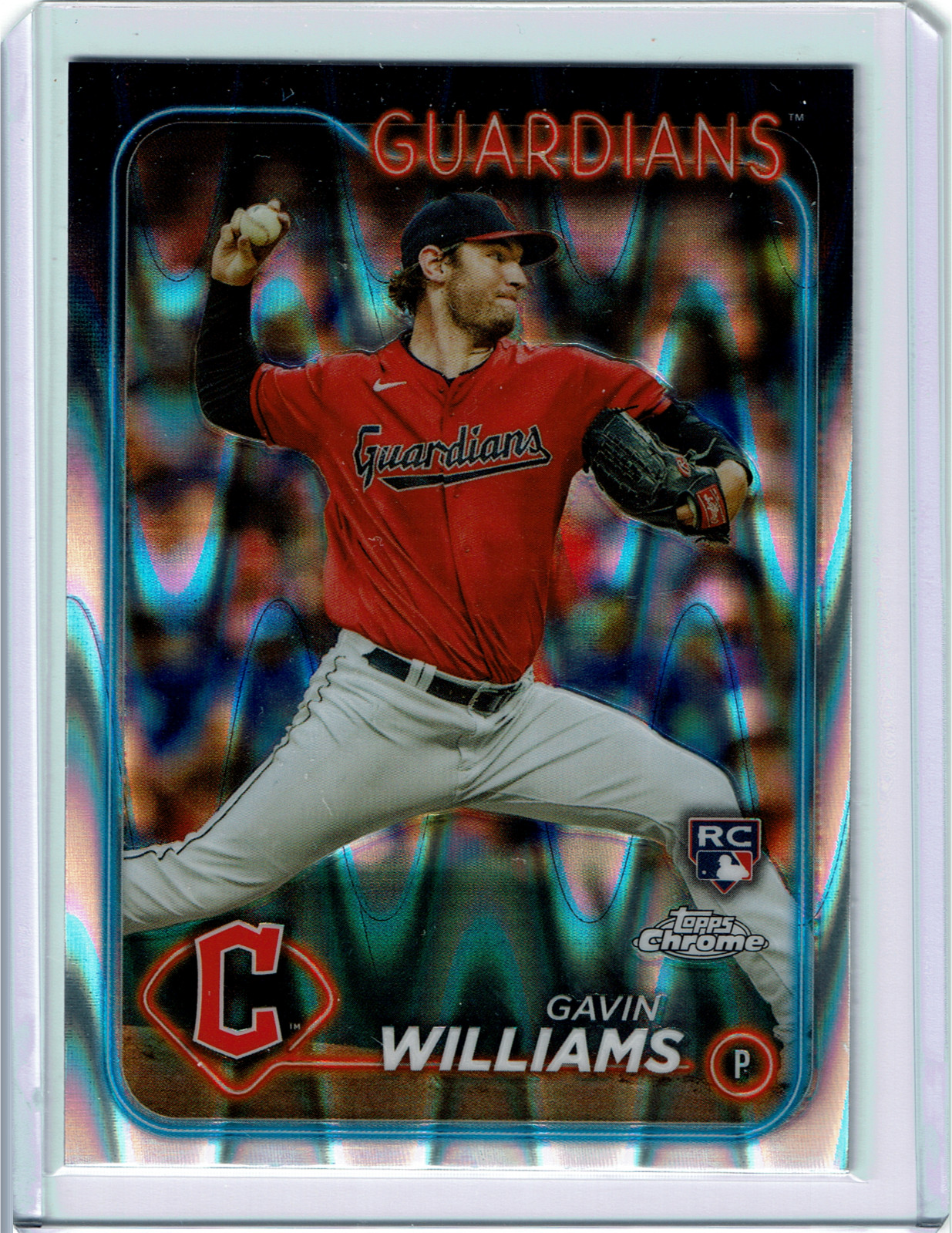 2024 Topps Chrome - RayWave Refractor #15 Gavin Williams (RC)