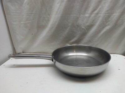 Tools of Trade Basics 9.5'' Stainless Skillet Stir Fry Saute Sauce Pan