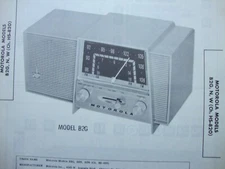 Original Sams Photofact Manual MOTOROLA B2G, N, W (HS-820) (532)