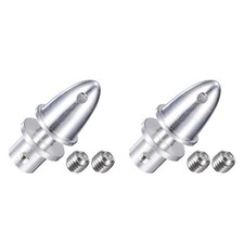 2PCS 4mm RC Airplane Spinners Fastening Propeller Adapter with 4 Machine Screws
