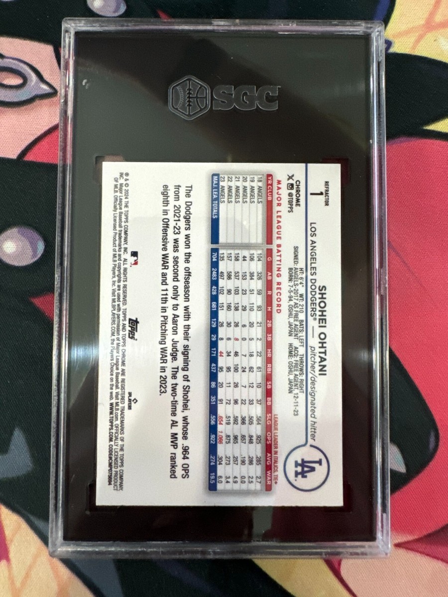 2024 Topps Chrome - Refractor #1 Shohei Ohtani | eBay