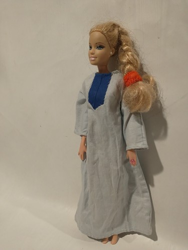 Barbie bambola 2006 faccia unica capelli biondi vestito 11,5" Mattel Indonesia - Foto 4 di 7