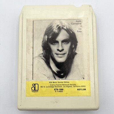 Keith Carradine - I'm Easy - Restored 8 Track Tape - New Pad and Splice