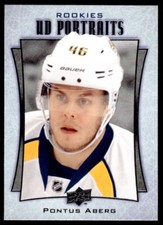 2016-17 Upper Deck UD Portraits Pontus Aberg Nashville Predators #P-62
