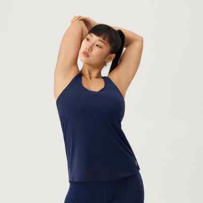 allbirds Women's Natural Flow Studio Tank True Navy Size Large NWT