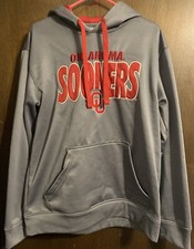 Mens Majestic OU Sooners Hoodie Sz M 38-40
