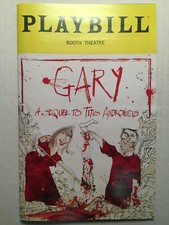 GARY A SEQUEL TO TITUS ANDRONICUS PLAYBILL BOOK BROADWAY MARCH 2019 Nathan Lane