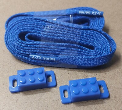 Adidas Original A-ZX Series Flat Laces in Blau-100% Authentic-1 Pair