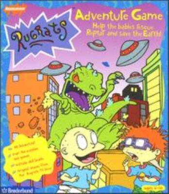 Rugrats Adventure Game PC CD kids animated cartoon computer puzzle memory game!