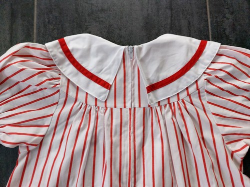 Süßes Kleid maritim Matrosenkleid Gr. 86 Rot Weiß - Bild 7 von 7