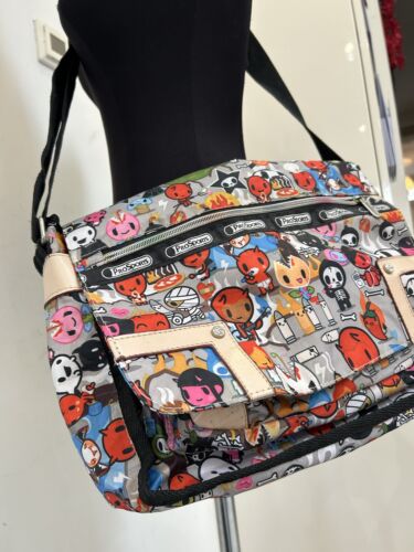 Tokidoki Pro Sports Messenger Bag / School Bag Kawaii Cute Print - Picture 2 of 6