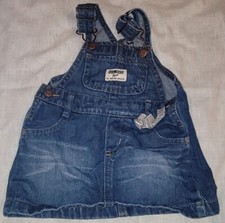 OshKosh Osh Kosh Bgosh Denim Overall Skirt 9 Month