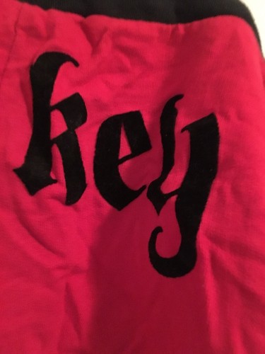 Disney Mickey Mouse Girls Red and Black Sweat Shorts Drawstring Unknown Size - Picture 10 of 12