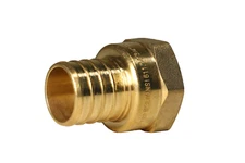 10 Pieces XFITTING 1" PEX-B Barb x 3/4" Female NPT Adapter, Lead Free Brass