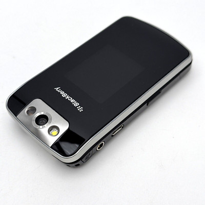 BlackBerry Pearl Flip 8230 Black RARE Vintage Phone w/Battery for