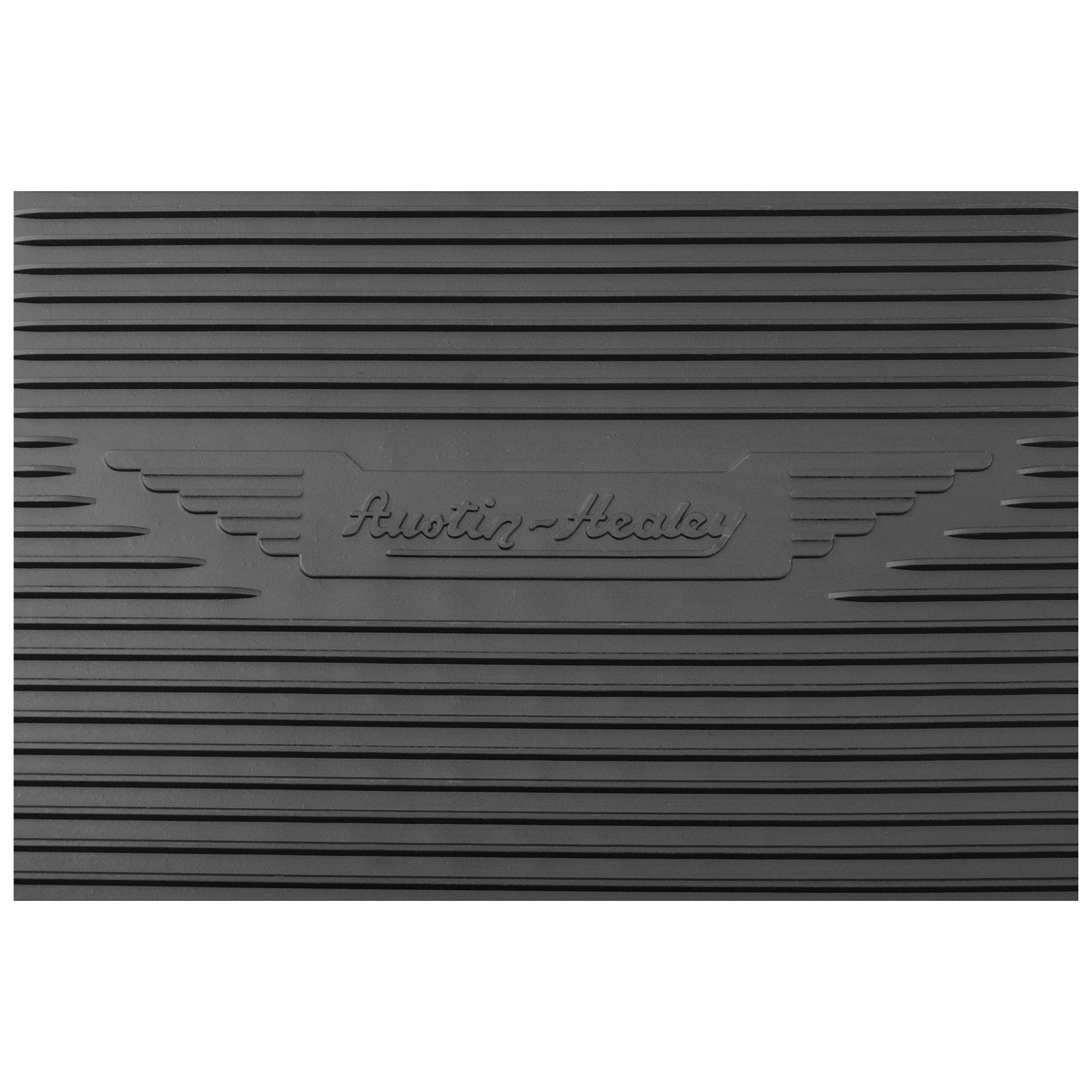 AustinHealey logo Footwell floor mats Black Rubber 1006 & 3000 1956