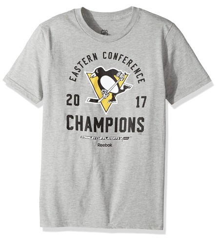 Neu NHL Stanley Cup Champion 2016 Pittsburgh Penguin Jugend T-Shirt M 10/12 - Bild 1 von 4