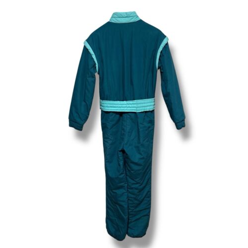 Vintage Obermeyer Belted Ski Suit + Puffer Vest Size 12 / See Measurements - Picture 3 of 10