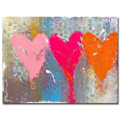 Love Overload by Kami Lerner Gallery Wrapped Canvas Giclee Art (12 in x 16 in)